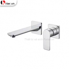 Vòi Lavabo Âm Tường Đồng Thau Mạ Crome 05 FORLER