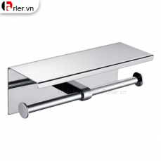Móc Treo Giấy Vệ Sinh Đôi INOX Crom Bóng FORLER