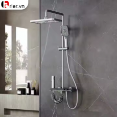 Sen Cây Tắm Đứng Đồng Thau Sơn Tĩnh Điện Xám FORLER