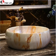 Lavabo Đá Tròn Mỏng Dày Phình FORLER