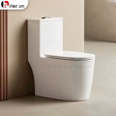 Bồn Cầu Một Khối Trắng Sứ FORLER