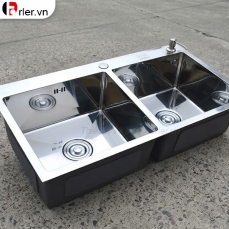 Chậu Rửa Chén Inox 304 Bóng 2 Hộc Forler