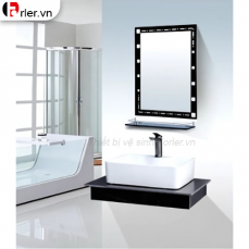 Bộ Bàn Đá 1 Tầng - Lavabo Đặt Bàn - Gương FORLER
