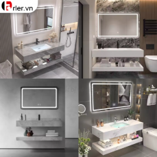 Bộ Bàn Đá 2 Tầng Lavabo Âm FORLER