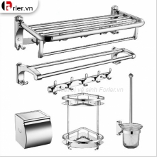 Bộ Phụ Kiện Nội Thất Phòng Tắm Inox Cao Cấp