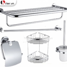 Bộ Phụ Kiện Nội Thất Phòng Tắm Mạ Crom Cao Cấp FORLER