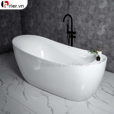 Bồn Tắm Oval Cong Màu Trắng Forler 