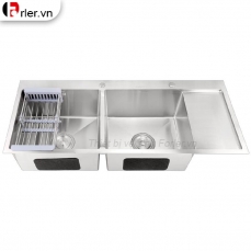 Chậu Rửa Chén 2 Hộc Inox 304 Độ Dày 3.5mm Forler
