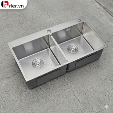 Chậu Rửa Chén Inox 304 2 Hộc Inox Mờ Forler
