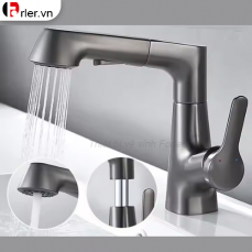 Vòi Lavabo Nóng Lạnh Dây Rút Thiết Kế Hiện Đại FORLER