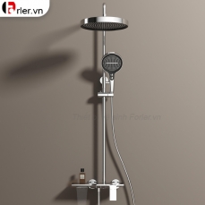 Sen Cây Tắm Đứng Đồng Thau Crom Nóng Lạnh Forler