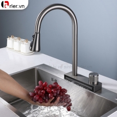 Vòi Rửa Chén Thác Nước Xám Nano (VRC33) Forler