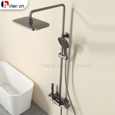 Sen Cây Tắm Nóng Lạnh Sơn Tĩnh Điện Xám Led & Hiển Nhiệt Forler