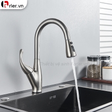 Vòi Rửa Chén Nóng Lạnh, Dây Kéo Inox SUS 304 (VRC45) Forler