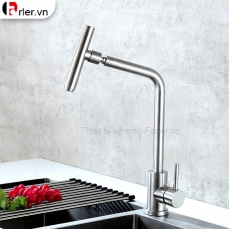 Vòi Rửa Chén Bát Nóng Lạnh Inox 304 Mờ (VRC50) Forler