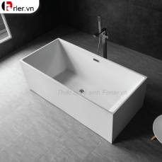 Bồn Tắm Nằm Cao Cấp Hình Chữ Nhật Trắng Forler