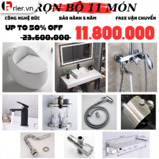 Combo trọn bộ 1 món thiết bị vệ sinh CB-FLVS01