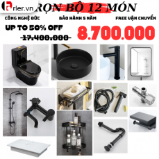 Combo trọn bộ 1 món thiết bị vệ sinh CB-LSVS03