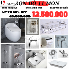 Combo trọn bộ 1 món thiết bị vệ sinh CB-LSVS02