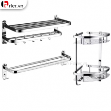 Combo Phụ Kiện 3 Món Phòng Tắm Inox FORLER