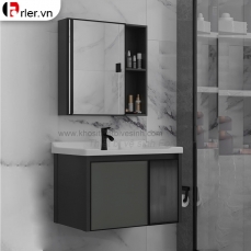 Bộ Tủ Nhôm Hợp Kim Treo Tường Chậu Lavabo Và Tủ Gương Forler