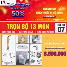 Combo trọn bộ 1 món thiết bị vệ sinh CB-LSVS04