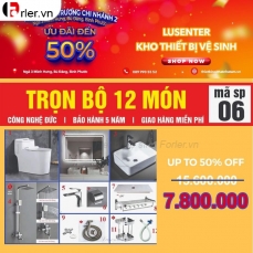 Combo trọn bộ 1 món thiết bị vệ sinh CB-LSVS06
