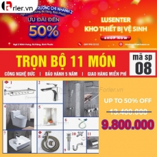 Combo trọn bộ 1 món thiết bị vệ sinh CB-LSVS07