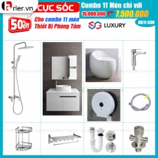 Combo 11 món thiết bị phòng tắm CB-FLTBVS01