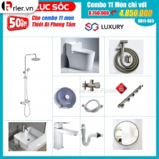 Combo 11 món thiết bị phòng tắm Forler CB-FLTBVS02
