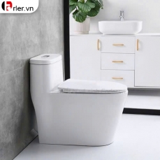 Bồn Cầu Cao Cấp Trắng Lùn FORLER