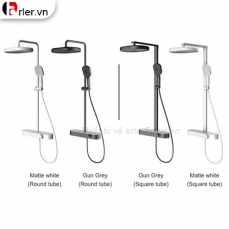 Sen Tắm Nóng Lạnh Thanh Bầu 3 phím Inox FORLER