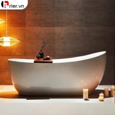 Bồn Tắm Oval Cong Màu Trắng FORLER
