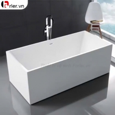 Bồn Tắm Nằm Cao Cấp Hình Chữ Nhật Trắng FORLER
