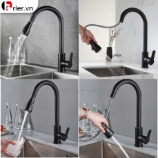 Vòi Chén Dây Rút Inox Tròn Loe FORLER