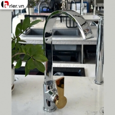 Vòi Chén Inox Tay Vàng FORLER