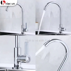 Vòi Chén Lạnh Phi 24 Xoay Bi 304 FORLER