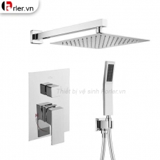 Sen Tắm Âm Tường Đồng Thau Mạ Crome FORLER