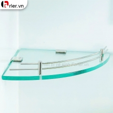 Kệ Kính Góc 1 Tầng Cho Nhà Tắm Inox 304 FORLER
