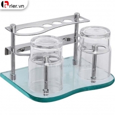 KỆ BÀN CHẢI KÍNH ÚP 2 LY INOX 304 FORLER