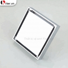 Phễu Sàn Vuông Inox 304 - Bóng 10x10 FORLER