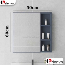 Tủ Gương Lavabo Nhựa Mini 1 Cánh PVC Đặc FORLER