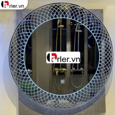 GƯƠNG LED HOA VĂN TRÒN KT 60X60cm FORLER