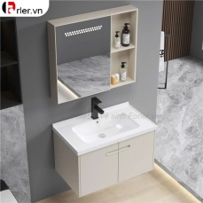 Bộ Tủ Nhôm Hợp Kim Chậu Lavabo Và Tủ Gương (TLVB32) Forler