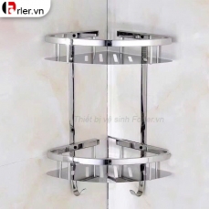 Kệ Góc Treo Tường Inox 304 KG07 FORLER
