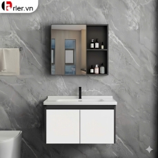 Bộ Tủ Nhôm Hơp Kim Chậu Lavabo Và Tủ Gương Thường Forler