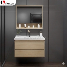 Bộ Tủ Nhựa PVC Giả Gỗ Cao Cấp & Tủ Gương Forler