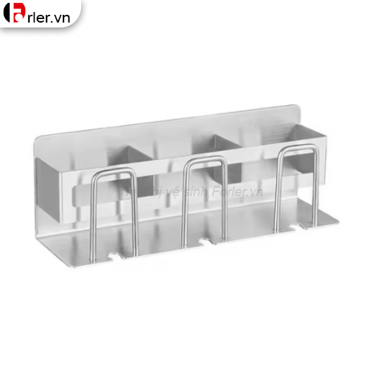 Kệ Để Bàn Chải Inox 304 Dán Tường (3 ngăn) FORLER
