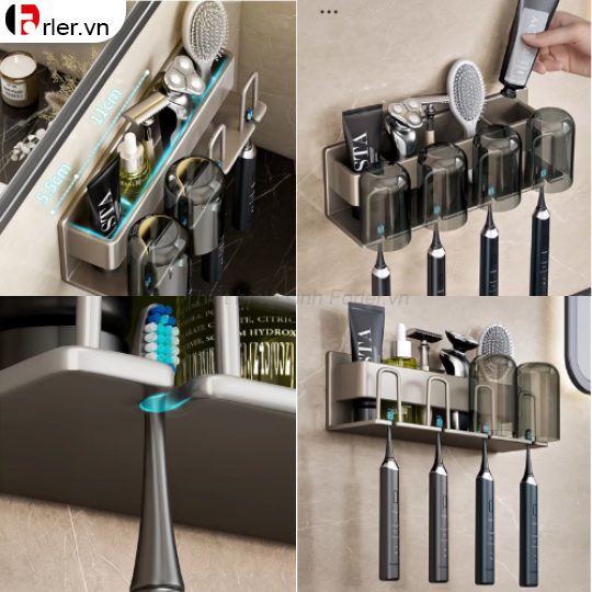 Kệ Treo Bàn Chải, Kem Đánh Răng GT03 FORLER