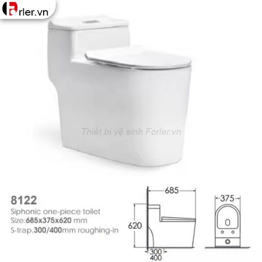 Bồn Cầu Một Khối BC23 FORLER